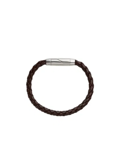 BOTTEGA VENETA BRAID LEATHER BRACELET