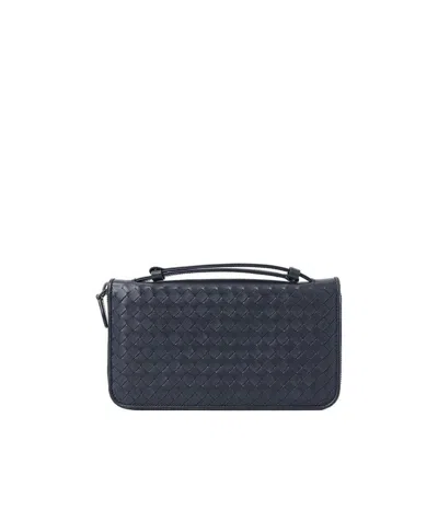BOTTEGA VENETA WOVEN ZIPPER WALLET