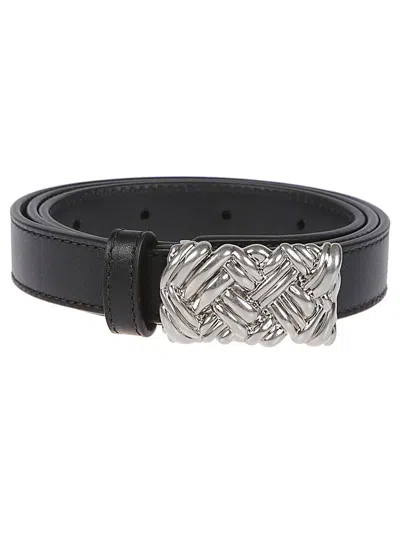 BOTTEGA VENETA BOTTEGA VENETA WOMEN INTRECCIO LEATHER BELT