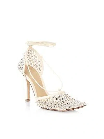 BOTTEGA VENETA BOTTEGA VENETA WOMENS BEIGE SQUARE TOE STILETTO SLIP ON PUMPS SHOES 37.5