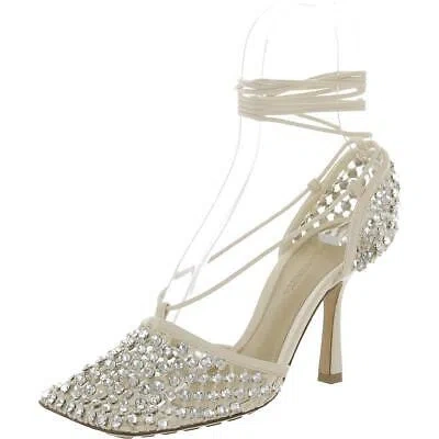 BOTTEGA VENETA BOTTEGA VENETA WOMENS BEIGE STRAPPY PUMPS SHOES 35.5 MEDIUM (B,M) BHFO 1922