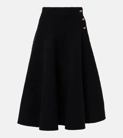 BOTTEGA VENETA WOOL MIDI SKIRT