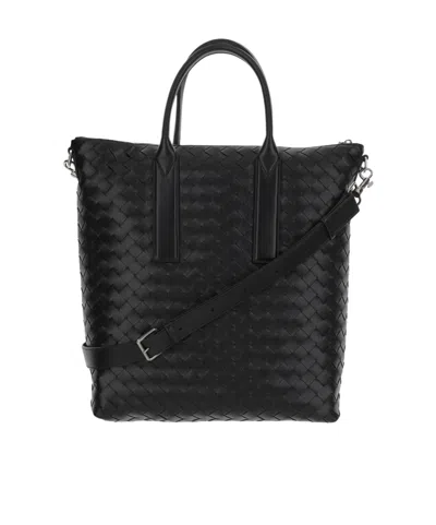 BOTTEGA VENETA BOTTEGA VENETA INTRECCIATO ZIPPED NORTH-SOUTH TOTE BAG
