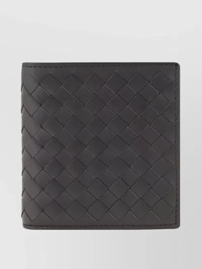 BOTTEGA VENETA WOVEN LEATHER BI-FOLD BILLFOLD WALLET