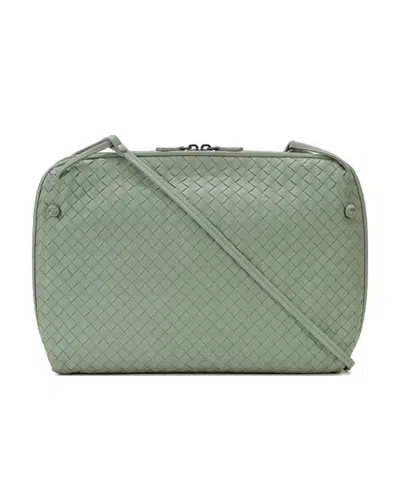 BOTTEGA VENETA WOVEN PATTERN SHOULDER BAG