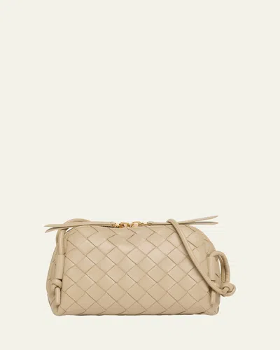 BOTTEGA VENETA ZIP LEATHER POUCH SHOULDER BAG