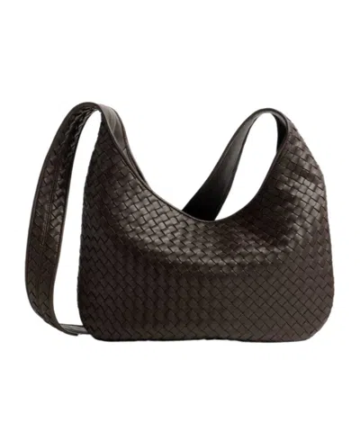 BOTTEGA VENETA BOTTEGA VENETA INTRECCIATO ZIPPED CROSSBODY BAG