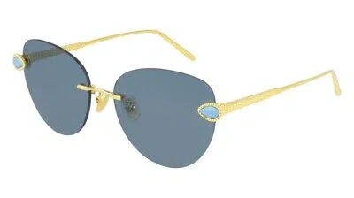 BOUCHERON BOUCHERON SERPENT BOHÈME BC0109S SUNGLASSES 002 100% AUTHENTIC