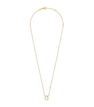 BOUCHERON YELLOW GOLD, DIAMOND AND PINCTADA MAXIMA SERPENT BOHÈME NECKLACE