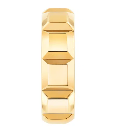 BOUCHERON YELLOW GOLD QUATRE CLOU DE PARIS SINGLE CLIP EARRING