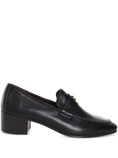 BOUGEOTTE LOGO-PLAQUE LOAFERS