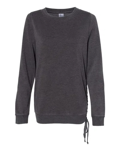 BOXERCRAFT WOMEN'S ENZYME-WASHED RALLY LACE-UP SWEATSHIRT