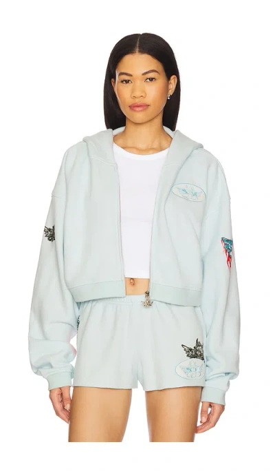 BOYS LIE ASK ME IF I CARE ALEX CROPPED HOODIE