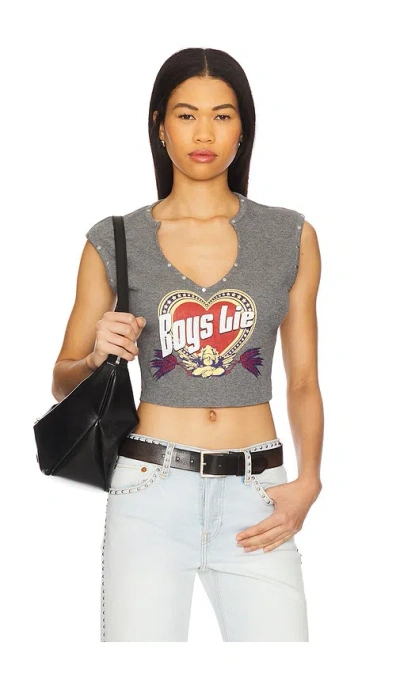 BOYS LIE BREAKFAST BEERS REBEL TANK TOP