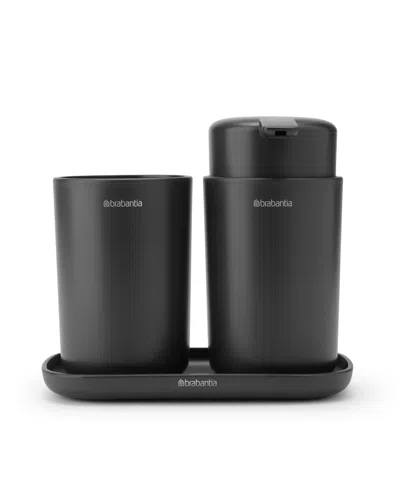 BRABANTIA RENEW BATHROOM ACCESSORY SET OFÂ  3