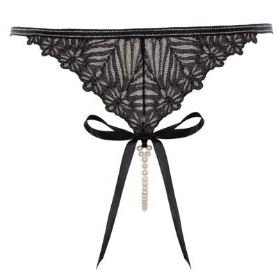 BRACLI WOMEN'S BLACK DESTINOS G-STRING -  JEWEL