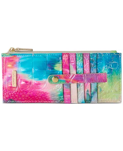 BRAHMIN LEATHER CREDIT CARD WALLET