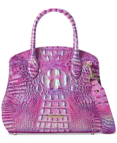 BRAHMIN ROSETTA MELBOURNE MEDIUM LEATHER SATCHEL