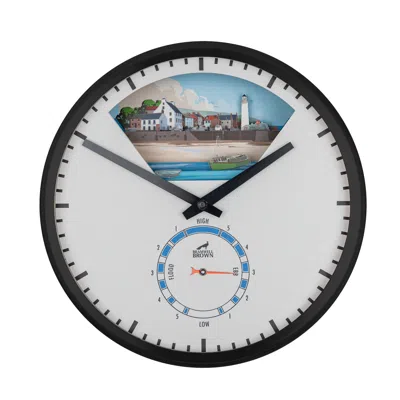 BRAMWELL BROWN CLOCKS TIDE CLOCK - MIDNIGHT BLACK