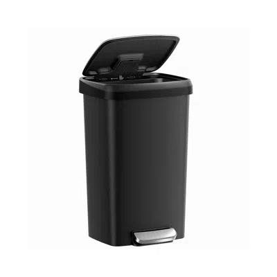 BREEBE 12GAL KITCHEN TRASH CAN - BLACK