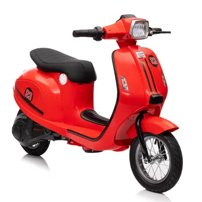 BREEBE 24V 250W POWERFUL ELECTRIC SCOOTER W/12' AIR-FILLED TIRES,HAND ACCELERATOR & BRAKE,DUAL REAR SUSPENS
