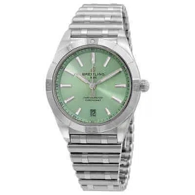 BREITLING BREITLING CHRONOMAT AUTOMATIC GREEN DIAL LADIES WATCH A10380101L1A1