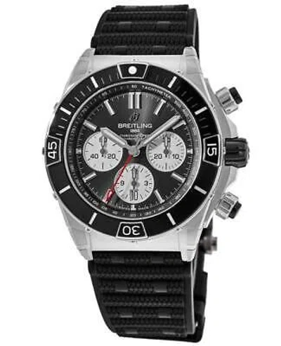 BREITLING BREITLING SUPER CHRONOMAT B01 44 BLACK DIAL MEN'S WATCH AB0136251B1S1