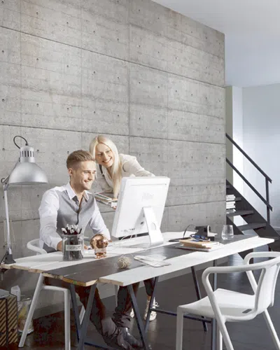 BREWSTER BREWSTER CONCRETE BLOCKS WALL MURAL