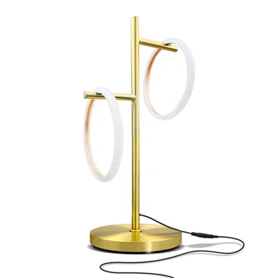 BRIGHTECH SATURN TABLE LAMP - BRASS
