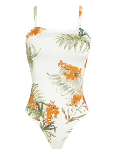 BRIGITTE FLORAL-PRINT SWIMSUIT