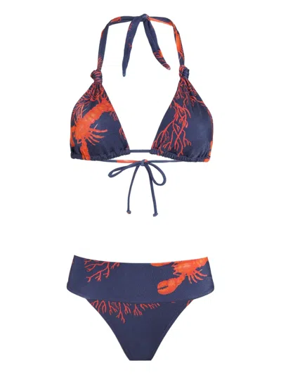 BRIGITTE GRAPHIC-PRINT BIKINI