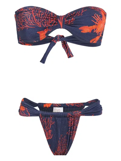 BRIGITTE GRAPHIC-PRINT BIKINI