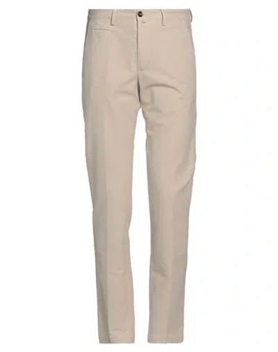 BRIGLIA 1949 BRIGLIA 1949 MAN PANTS BEIGE SIZE 34 COTTON, ELASTANE