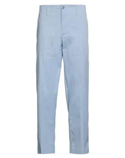 BRIGLIA 1949 BRIGLIA 1949 MAN PANTS LIGHT BLUE SIZE 34 COTTON, ELASTANE