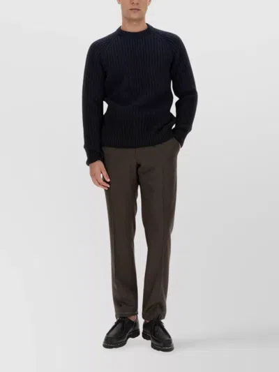 BRIONI CREW NECK CASHMERE SWEATER