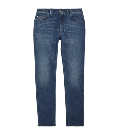 BRIONI BRIONI ORGANIC DENIM MERIBEL STRAIGHT JEANS