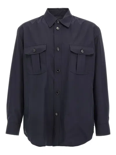 BRIONI VAGABOND BUTTON-UP OVERSHIRT