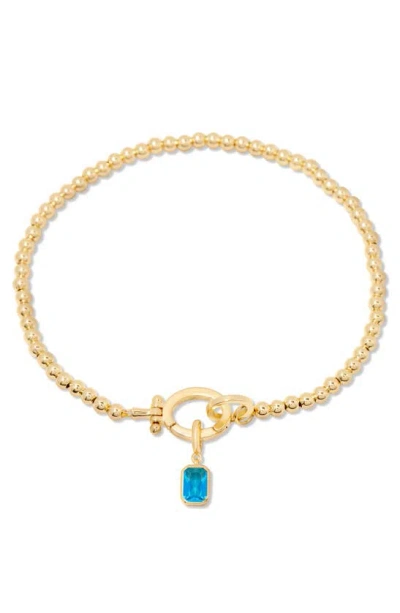BROOK & YORK BROOK AND YORK MACKENZIE BIRTHSTONE BRACELET