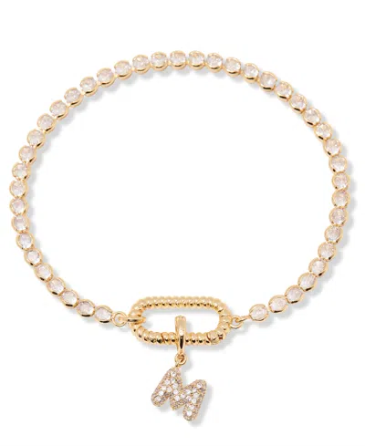 BROOK & YORK PETRA INITIAL TENNIS BRACELET