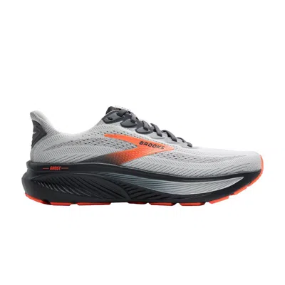 BROOKS BROOKS BROOKS GHOST 17 'OYSTER MUSHROOM ORANGE EBONY' | GREY | MEN'S SIZE 11