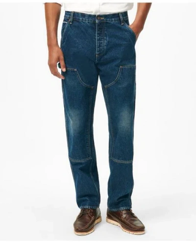 BROOKS BROTHERS CHERRY STREET SELVEDGE DENIM CARPENTER PANTS