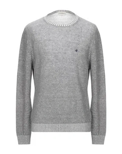 BROOKSFIELD BROOKSFIELD MAN SWEATER GREY SIZE 46 COTTON, LINEN