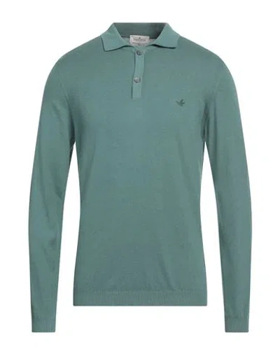 BROOKSFIELD BROOKSFIELD MAN SWEATER SAGE GREEN SIZE 40 COTTON, WOOL