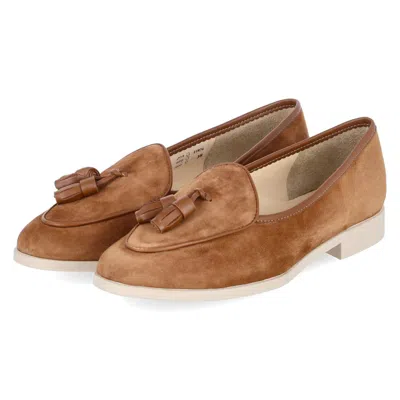 BRUNATE BRUNATE DAMEN SLIPPER BRAUN RAULEDER