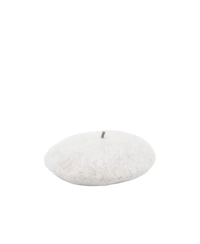 BRUNELLO CUCINELLI BRUNELLO CUCINELLI MONILI-CHAIN SLIP-ON BERET