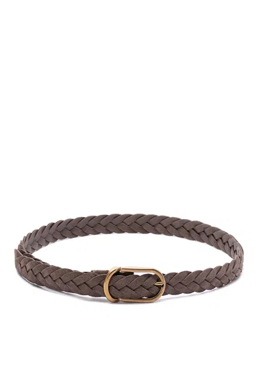 BRUNELLO CUCINELLI CINTURÓN - GRIS