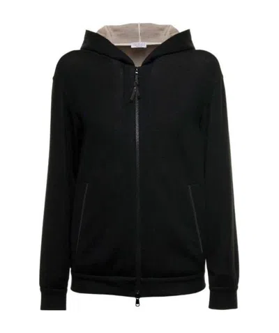 BRUNELLO CUCINELLI BRUNELLO CUCINELLI ZIPPED HOODIE