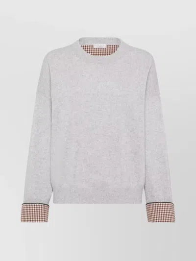 BRUNELLO CUCINELLI CASHMERE LONG-SLEEVE JUMPER