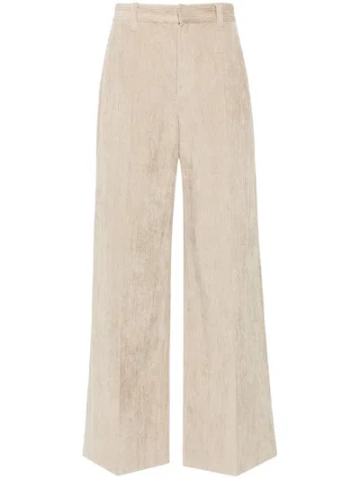 BRUNELLO CUCINELLI CORDUROY WIDE-LEG TROUSERS
