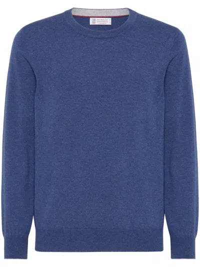 BRUNELLO CUCINELLI CREW-NECK CASHMERE JUMPER